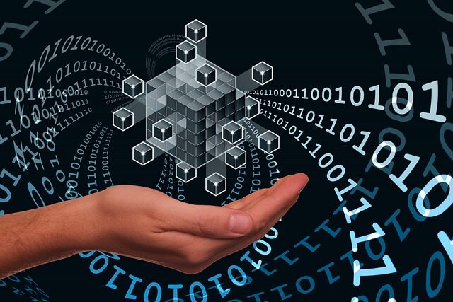how does a block of data on a blockchain get locked?