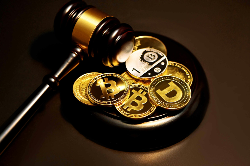 Law Gavel on Digital Currencies