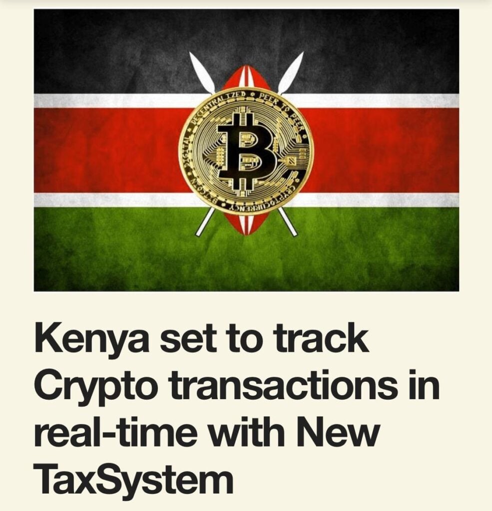 An Image of a News Headline Reporting Kenya’s New Real-Time Tax System 