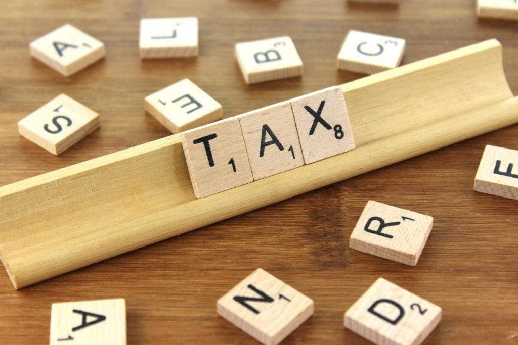 Tax on a Scrabble rack 