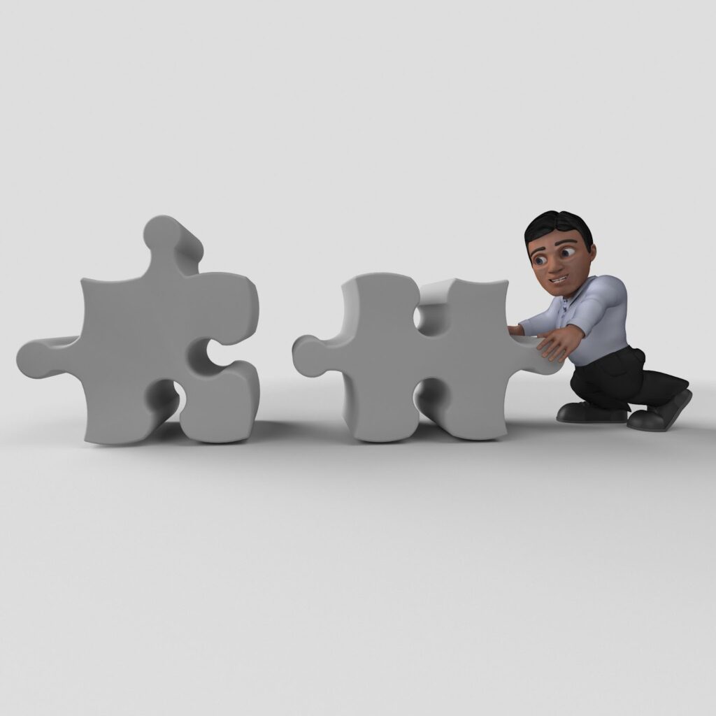 3D Cartoon Business Character.