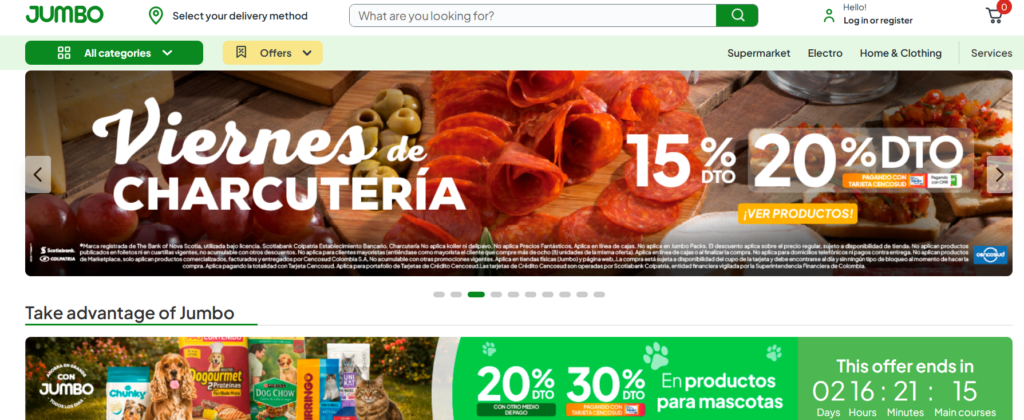 Jumbo Homepage
