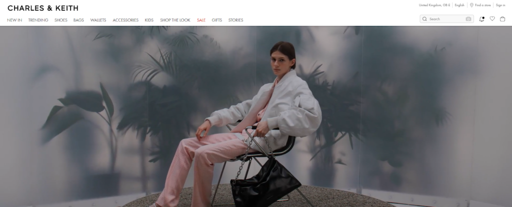 Charles and Keith Homepage