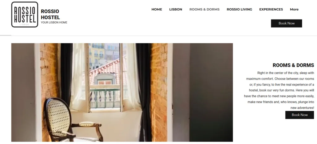 Rossio Hostel Homepage