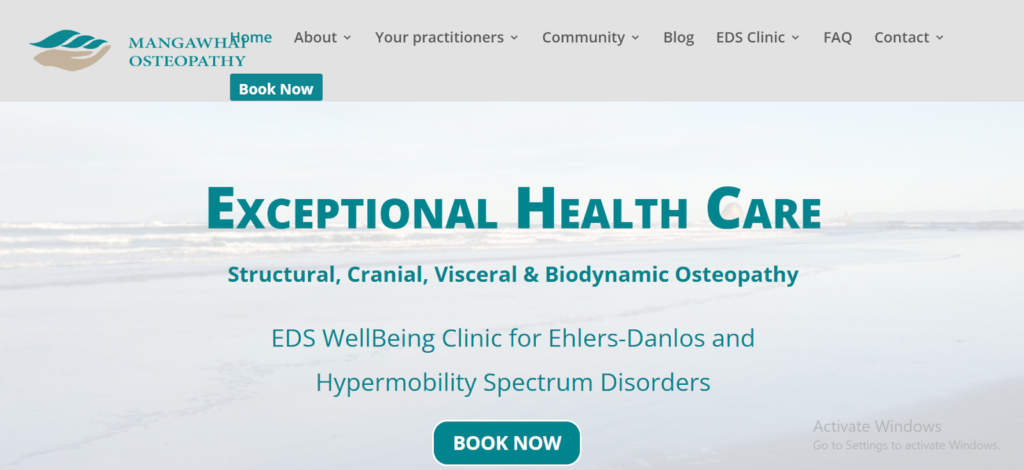 Homepage of Mangawhai Osteopathy