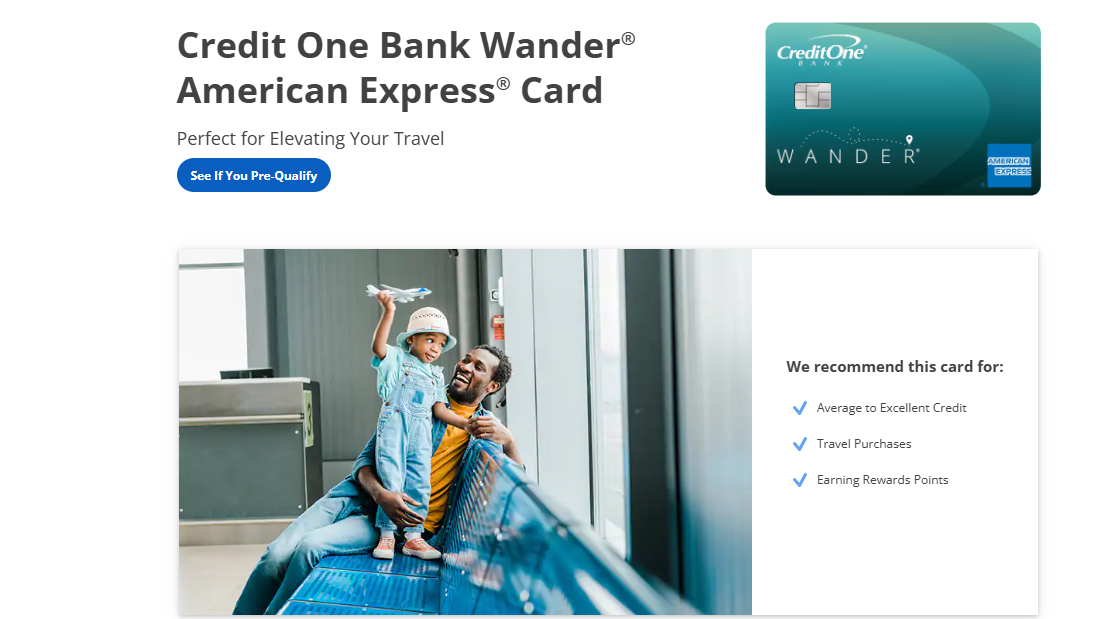  CreditOne Card details
