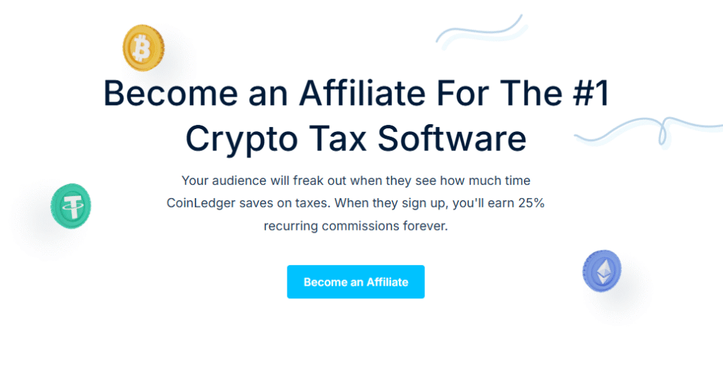  CoinLedger affiliate page