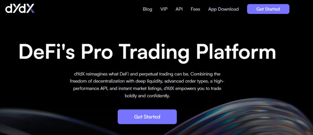 dYdX page