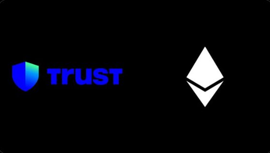 Trust Wallet and Ethereum logo