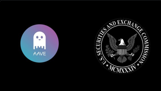 Aave and SEC logo