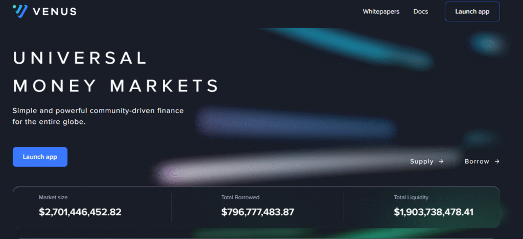 Venus protocol homepage