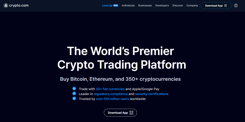 Crypto.com Homepage