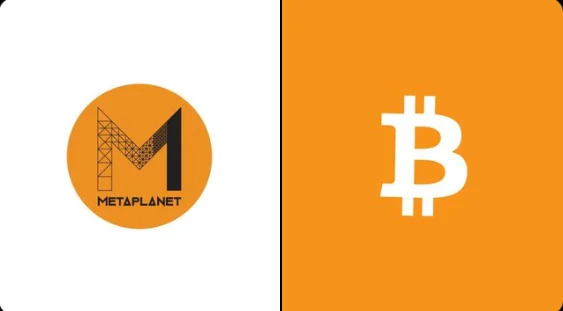 Metaplanet and BTC symbol