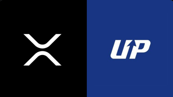 XRP and Upbit logo