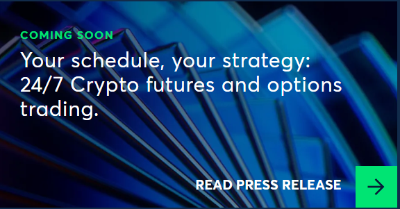 CME 24/7 crypto futures and options trading coming soon