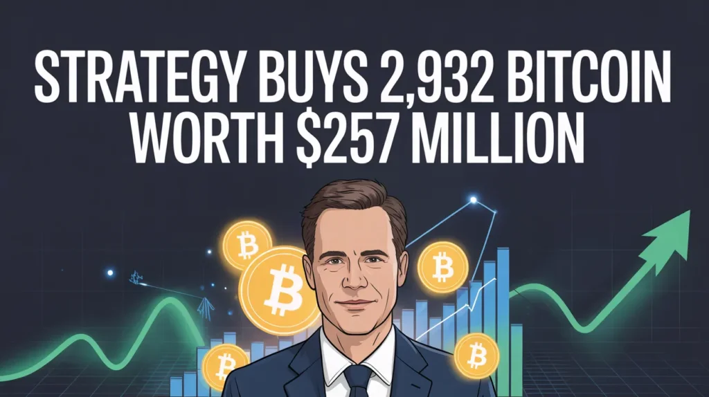 Strategy Buys 2,932 Bitcoin Worth $257 Million