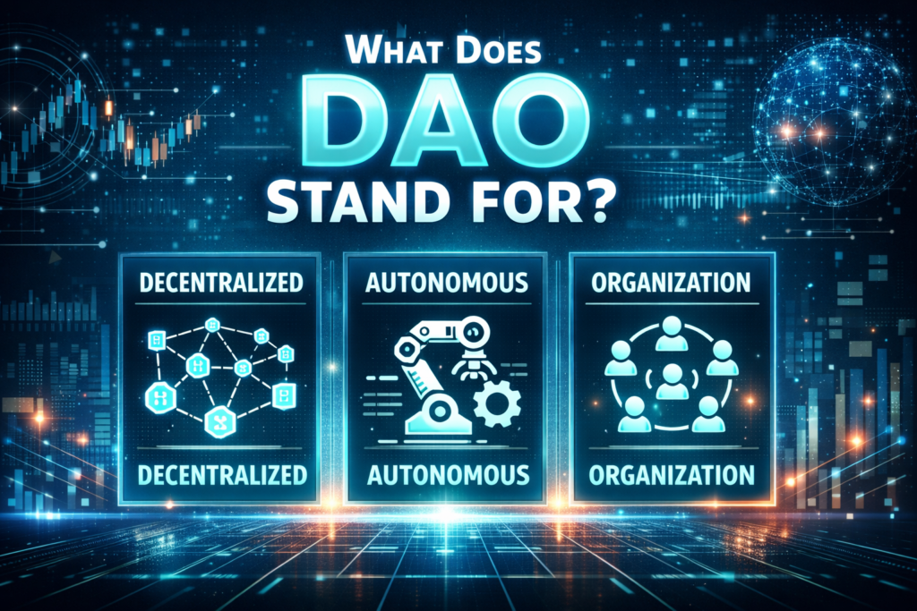 Image showing what DAO stands for