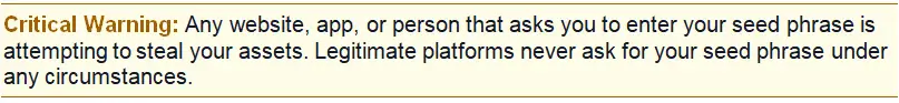 Warning: Any website, app- cryptocurrency security practices