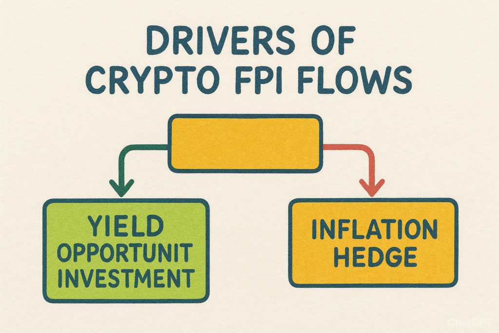Image showing the drivers of crypto fpi flow