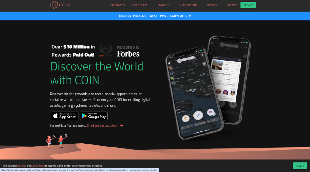 Coinapp homepage