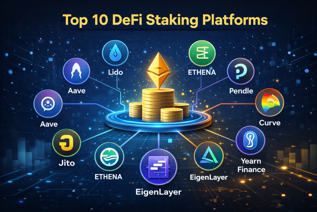 Top 10 defi staking platforms