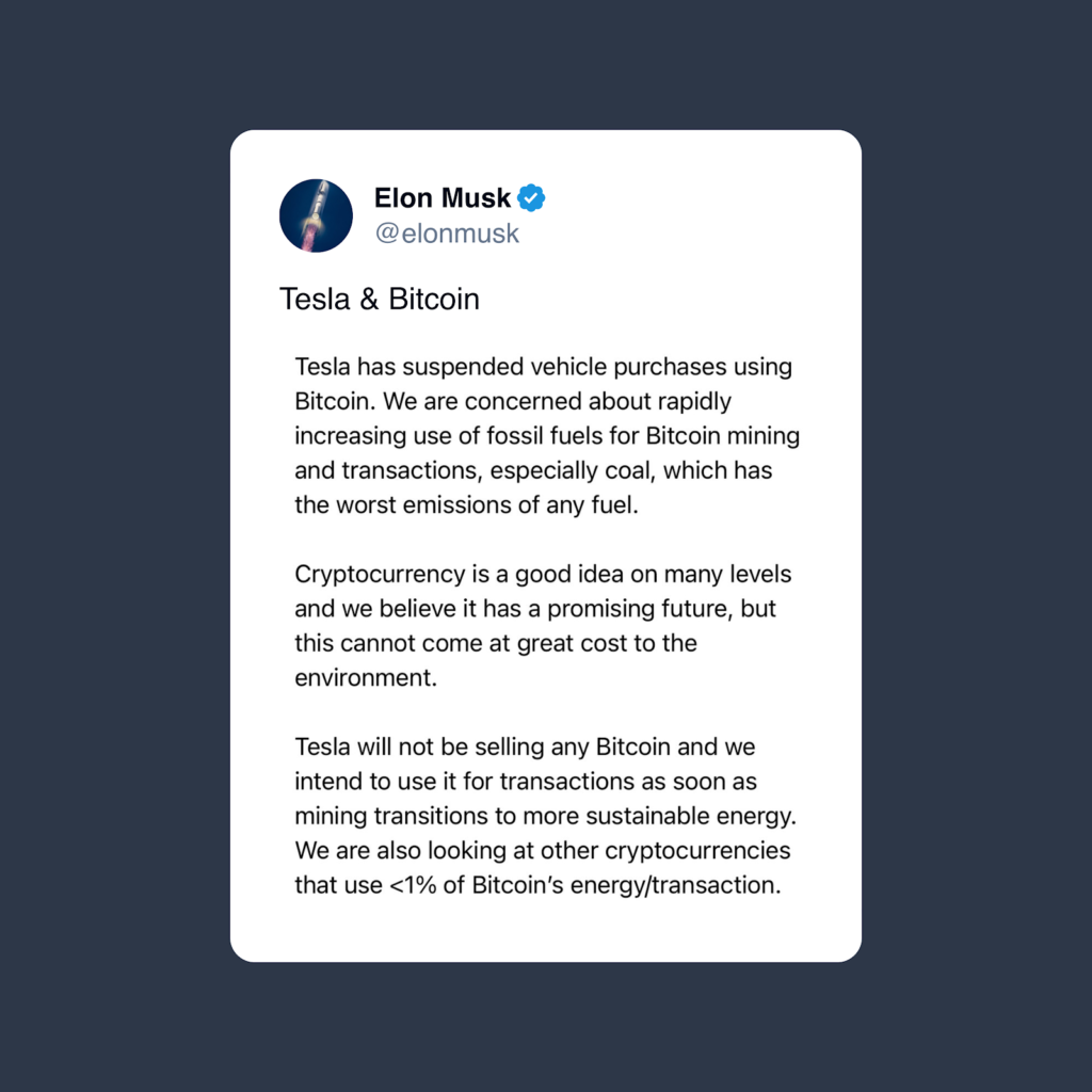 Tesla bitcoin holdings