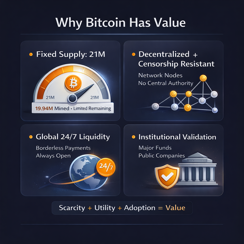 Why Bitcoin has value