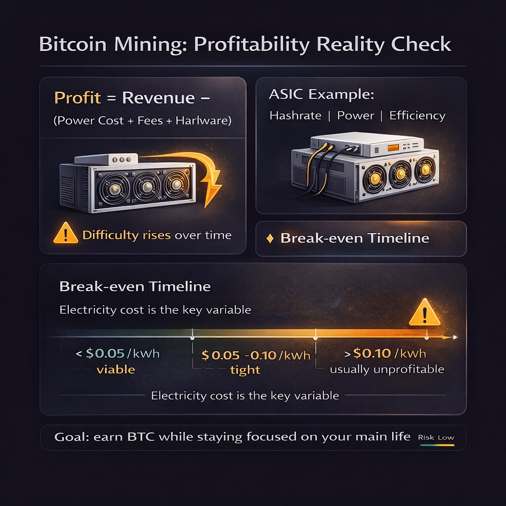 Bitcoin mining process