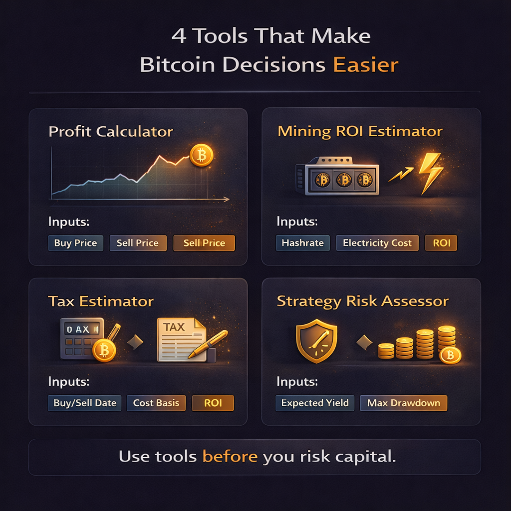 Bitcoin interactive tools